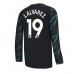 Manchester City Julian Alvarez #19 Kopio Kolmas Pelipaita 2023-24 Pitkät Hihat